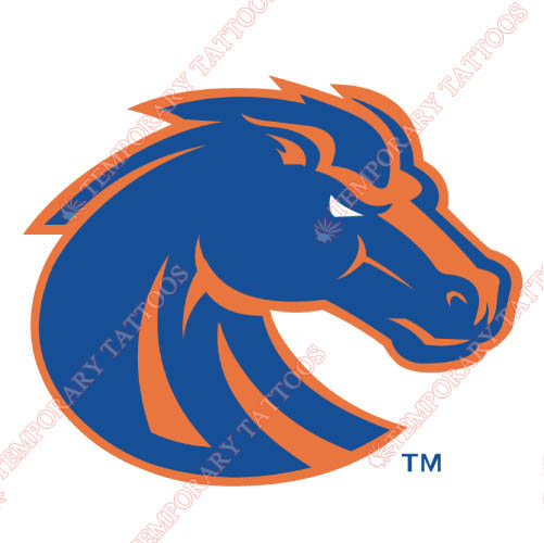 Boise State Broncos Customize Temporary Tattoos Stickers NO.4011